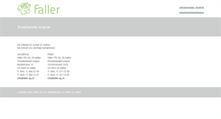 Desktop Screenshot of faller-ag.ch